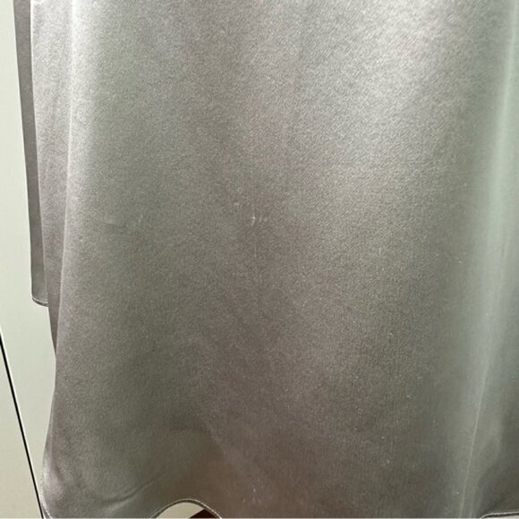 Club Monaco 100% Silk Slip Dress Racer Back Spaghetti Strap Size 00 - Picture 6 of 8